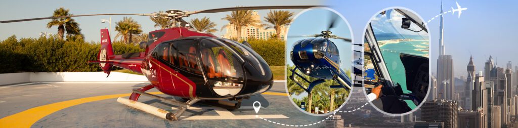 Helicopter ride Dubai