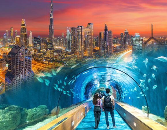 Burj Khalifa and Dubai Aquarium Tickets