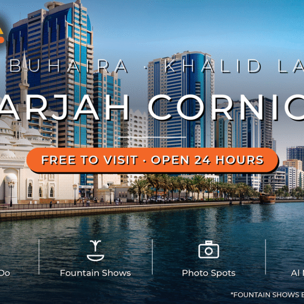 Sharjah Corniche Al Buhaira Khalid Lake - Things to Do, Fountain Shows, Photo Spots Guide by Mayra Tours
