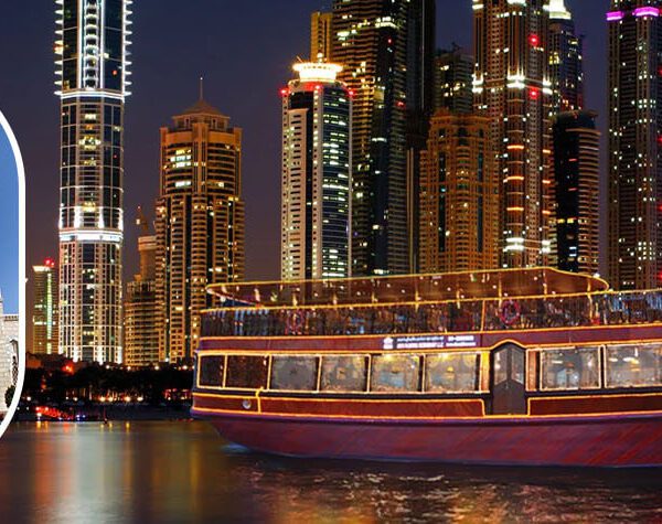 Dubai City Tour with Dhow Cruise Marina