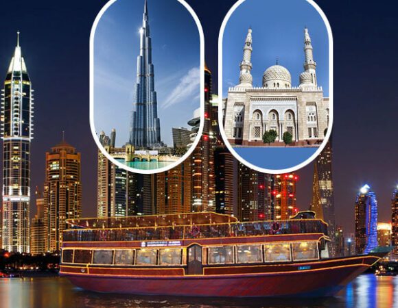 Dubai City Tour with Dhow Cruise Marina