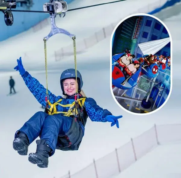 Ski Dubai and IMG Worlds of Adventure