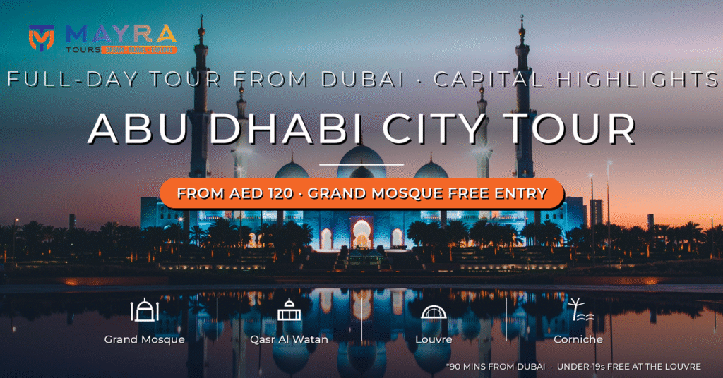 Abu Dhabi City Tour from Dubai 2026