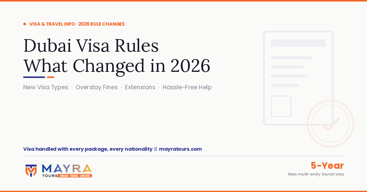 Dubai Visa Rules 2026