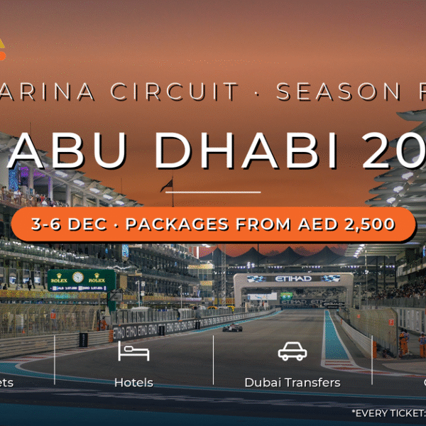 F1 Abu Dhabi Grand Prix Packages 2026