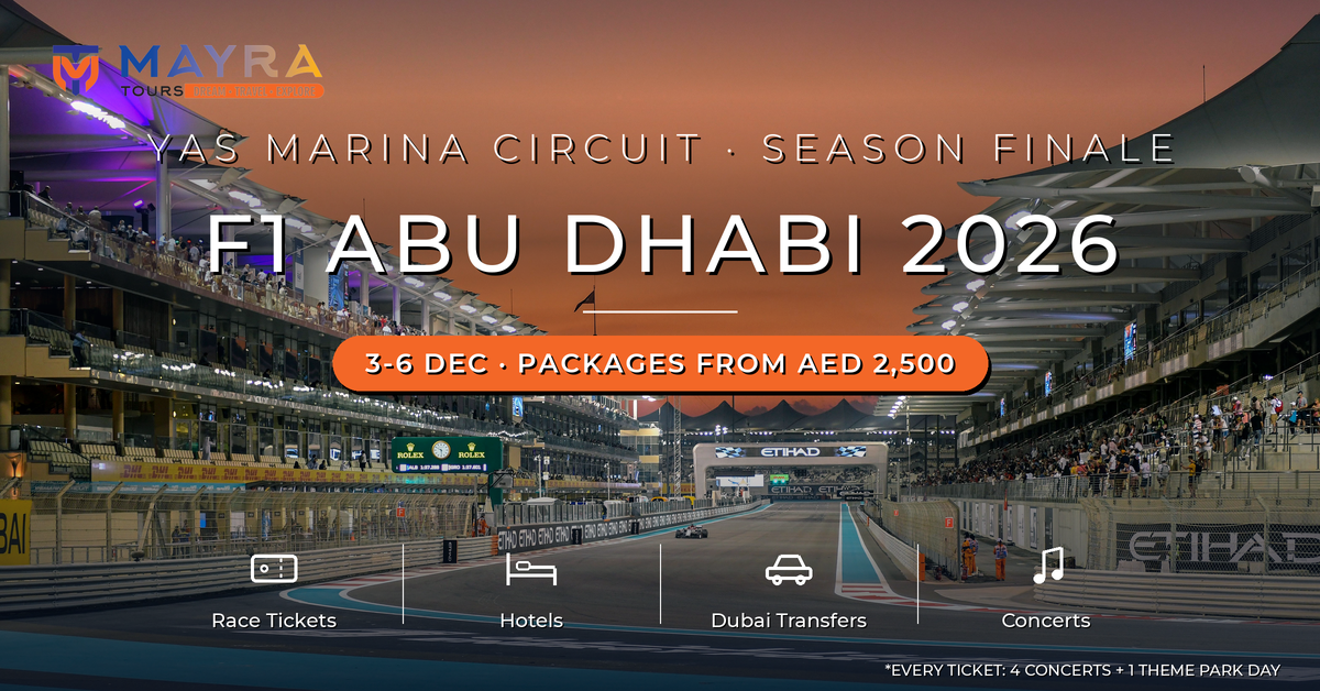 F1 Abu Dhabi Grand Prix Packages 2026