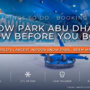 Snow Park Abu Dhabi Booking Guide 2026 - World's Largest Indoor Snow Park at Reem Mall by Mayra Tours