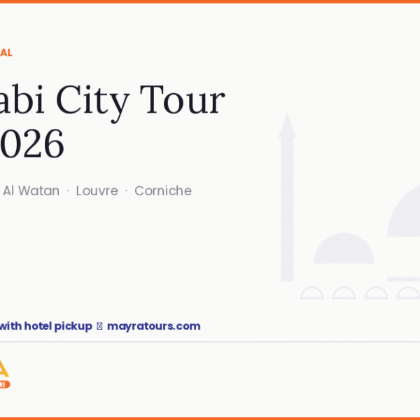 Abu Dhabi City Tour from Dubai 2026