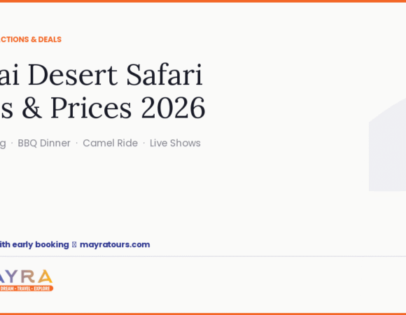 Dubai Desert Safari 2026: Prices, Deals & What’s Included