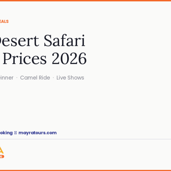 Dubai Desert Safari in 2026