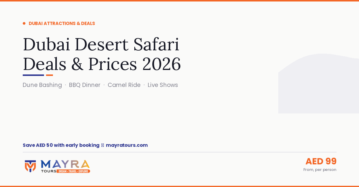 Dubai Desert Safari in 2026