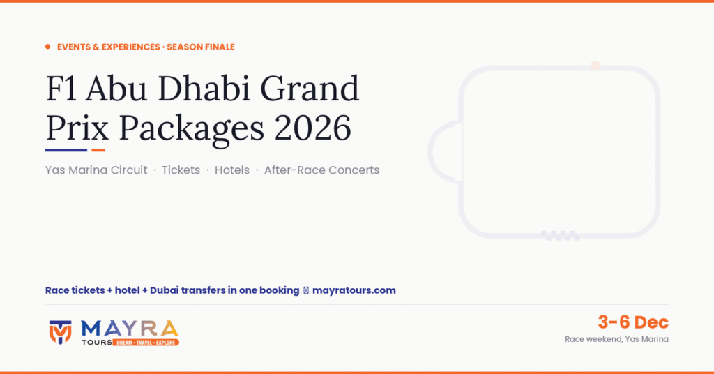 F1 Abu Dhabi Grand Prix Packages 2026