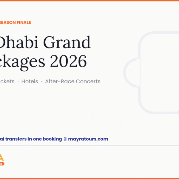 F1 Abu Dhabi Grand Prix Packages 2026