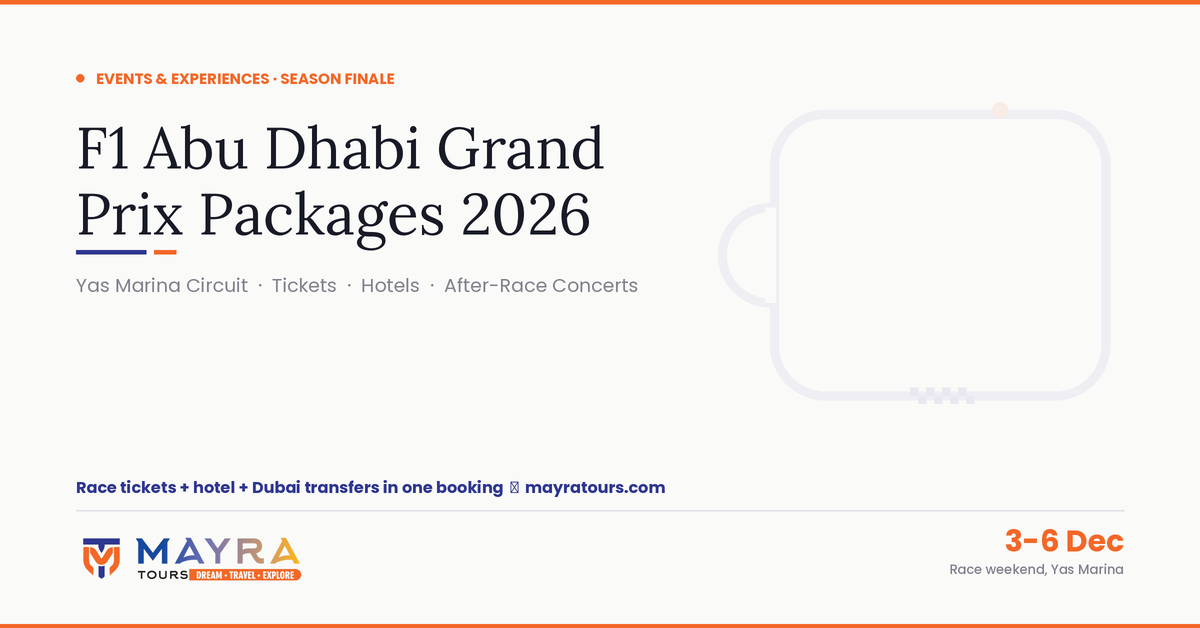 F1 Abu Dhabi Grand Prix Packages 2026