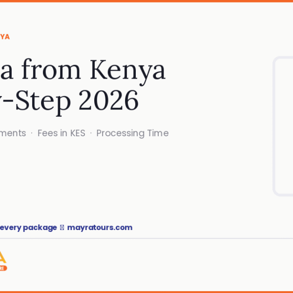 UAE Visa from Kenya 2026