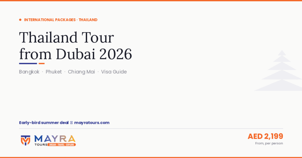thailand tour package from dubai