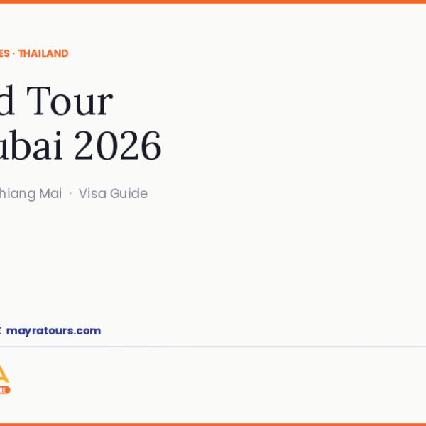 thailand tour package from dubai