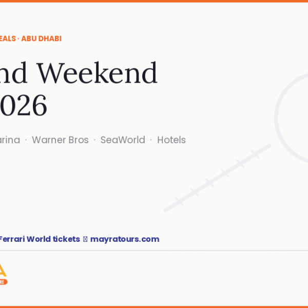 Yas Island Weekend Guide 2026