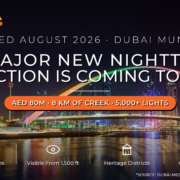 Dubai Creek Lights project 2026 - new nighttime attraction across 8km of Dubai Creek by Mayra Tours