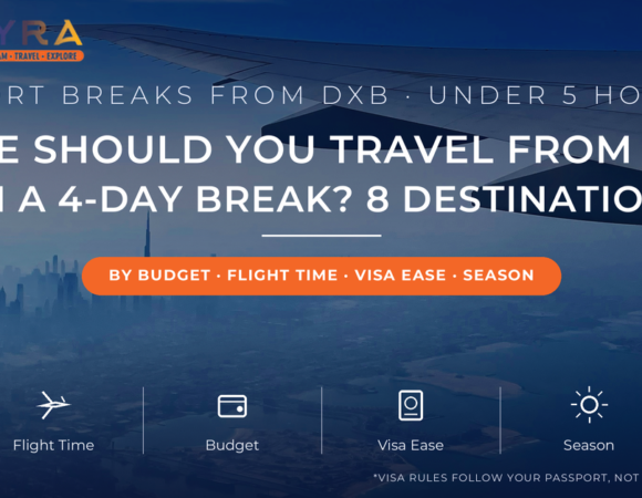 Where Should You Travel from Dubai on a 4-Day Break? 8 Destinations Under 5 Hours