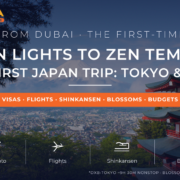 Chureito Pagoda and Mount Fuji - first Japan trip from Dubai guide 2026 covering Tokyo, Kyoto, visas and shinkansen by Mayra Tours
