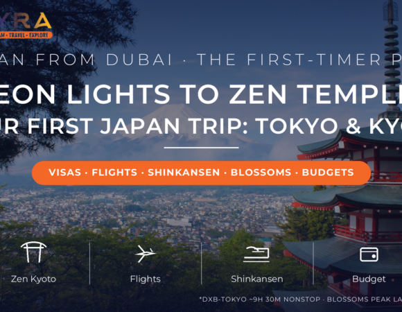 Japan: Neon Lights to Zen Temples: Planning Your First Epic Vacation from Dubai to Tokyo and Kyoto