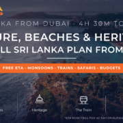 Aerial view of Mirissa beach and Coconut Tree Hill on Sri Lanka's south coast - Sri Lanka from Dubai guide 2026 with free ETA rules, beaches, heritage and safaris by Mayra Tours