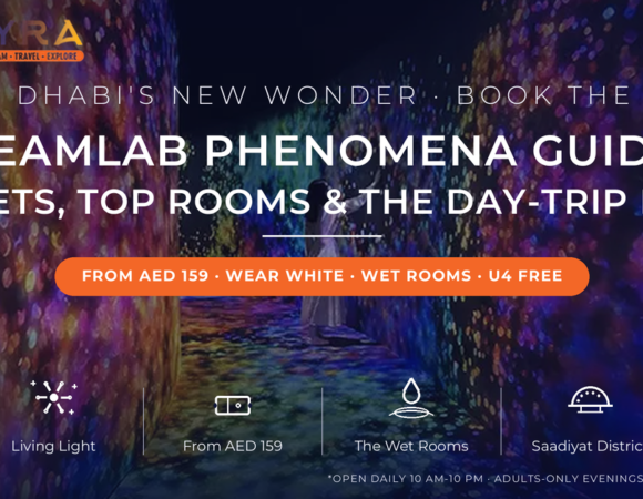 teamLab Phenomena Abu Dhabi: The Complete Guide (Tickets, Top Rooms & the Day Trip from Dubai)